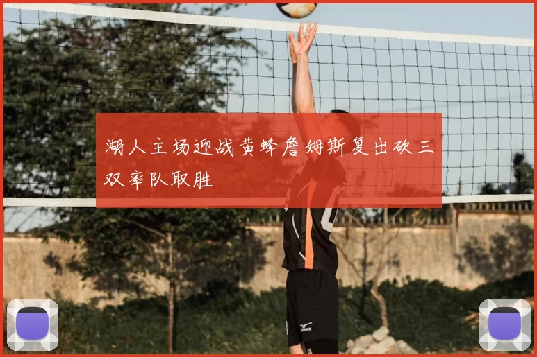 湖人主场迎战黄蜂詹姆斯复出砍三双率队取胜